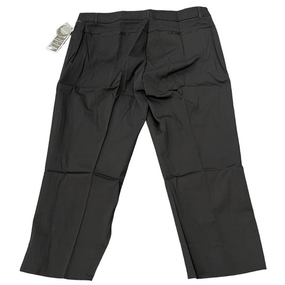 Claudia EV Women's Black Flatten Tummy Cropped Pants, Size 14 NWT - Picture 2 of 7